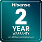 Hisense RQ5P470SYFD Total No Frost American Fridge Freezer - Black