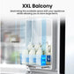 Hisense RQ5P470SYFD Total No Frost American Fridge Freezer - Black