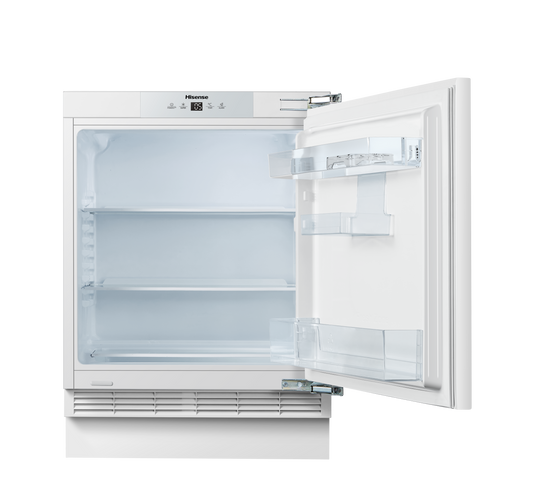 Hisense RUL178D4AWE 59.5cm Intergrated Undercounter Larder Fridge - White