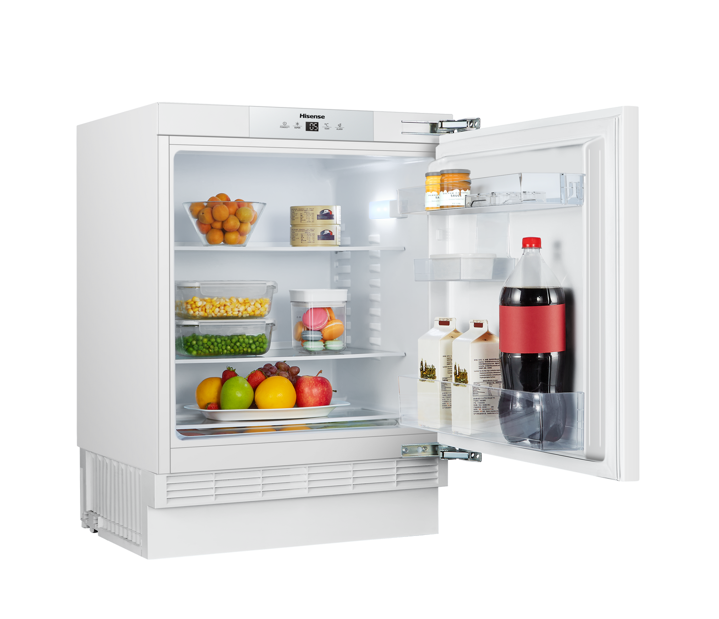 Hisense RUL178D4AWE 59.5cm Intergrated Undercounter Larder Fridge - White