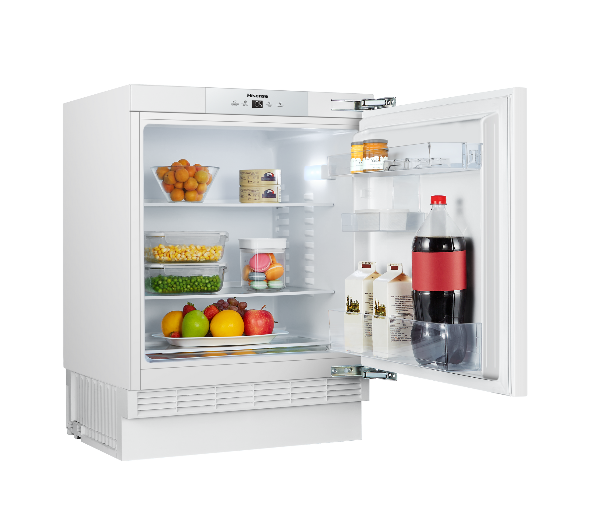 Hisense RUL178D4AWE 59.5cm Intergrated Undercounter Larder Fridge - White
