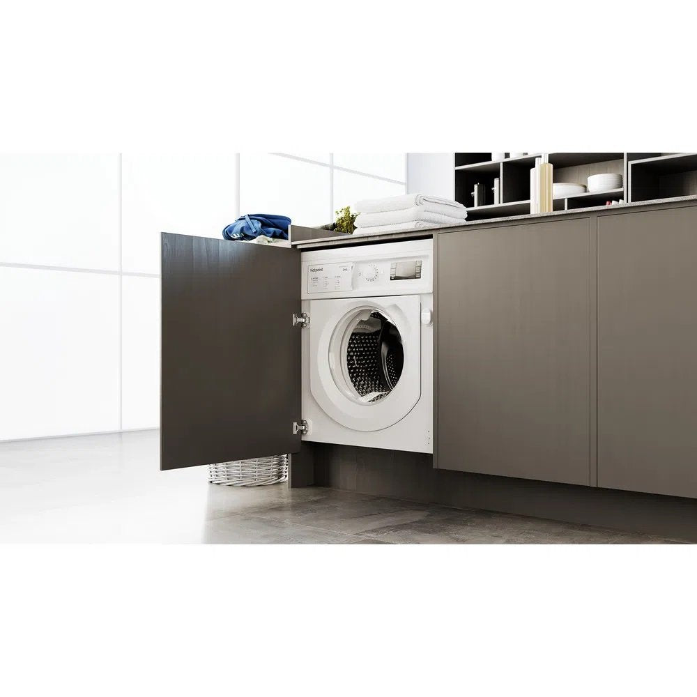 Hotpoint BIWDHG861485 8kg/6kg 1400 Spin Integrated Washer Dryer - White