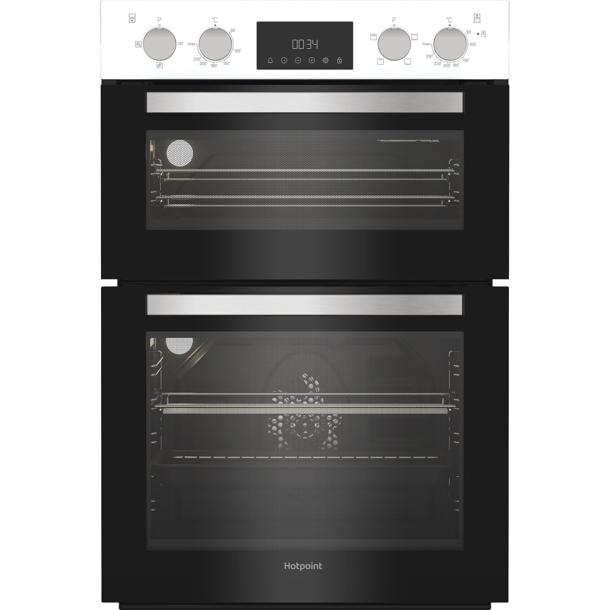 Hotpoint DIH10DW 89cm Built In Electric Double Oven - White