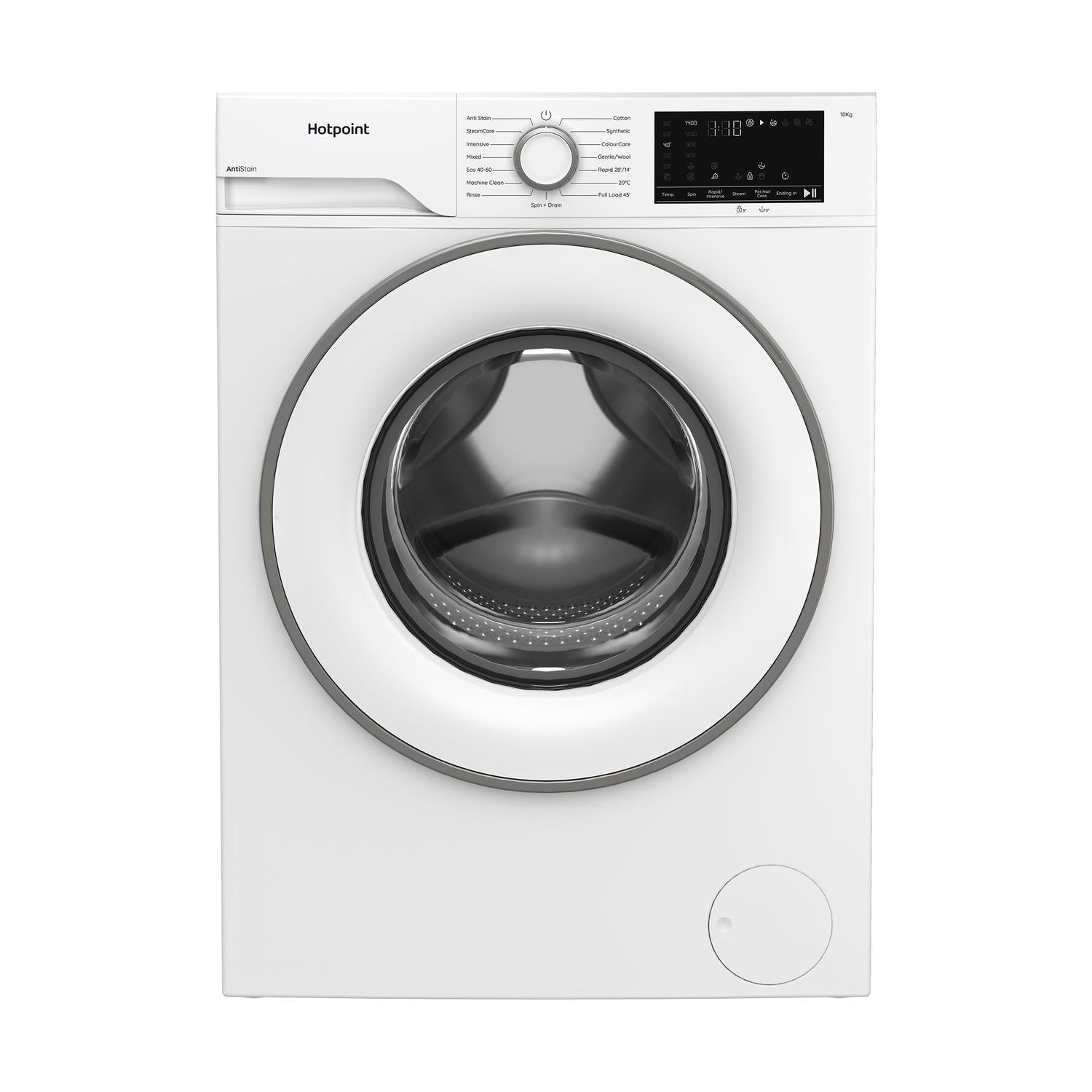 Hotpoint H101ANTISTAIN 10kg 1400 Spin Washing Machine - White