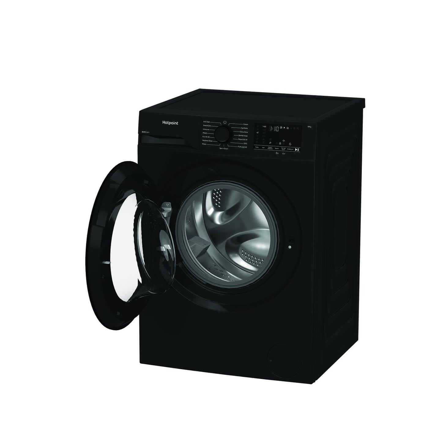 Hotpoint H 101B ANTI STAIN UK 10kg 1400 Spin Washing Machine - Black