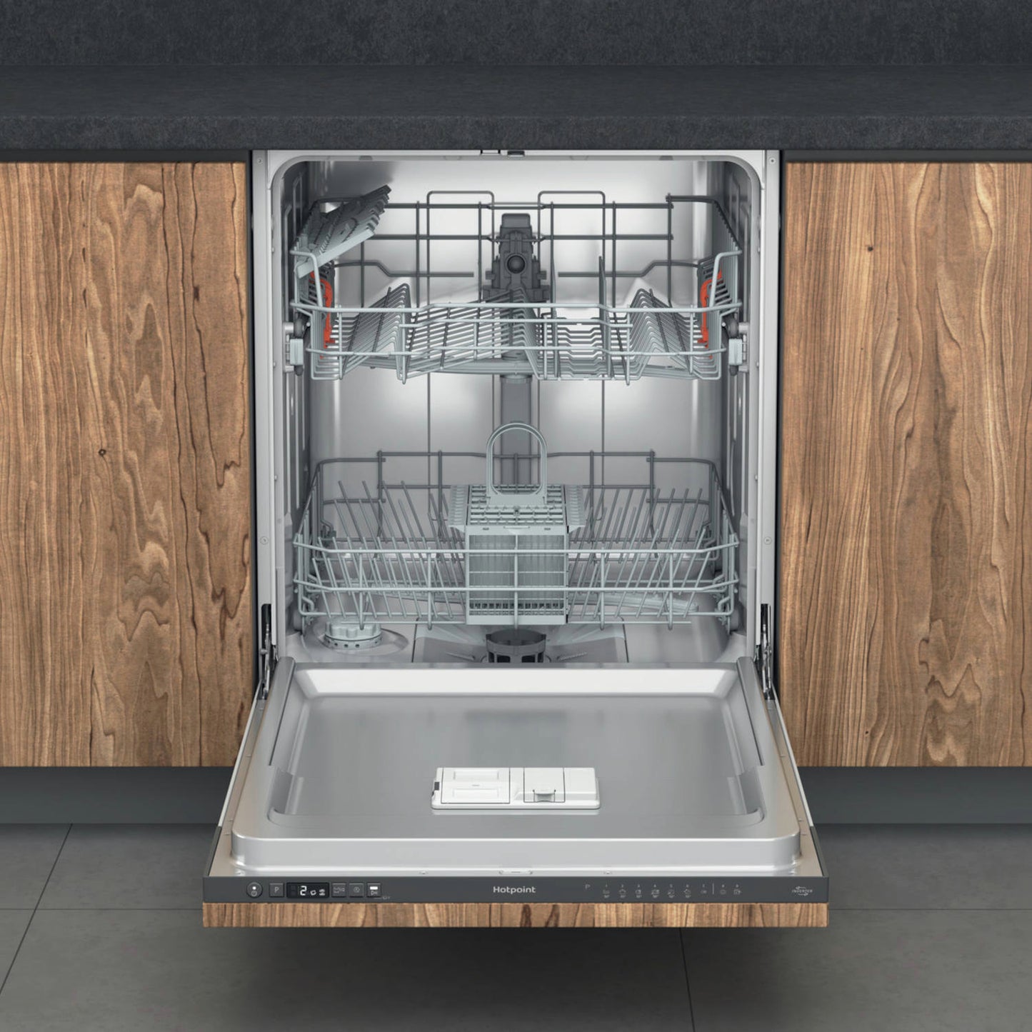 Hotpoint H2IHKD526UK Integrated Full Size Dishwasher - 14 Place Settings