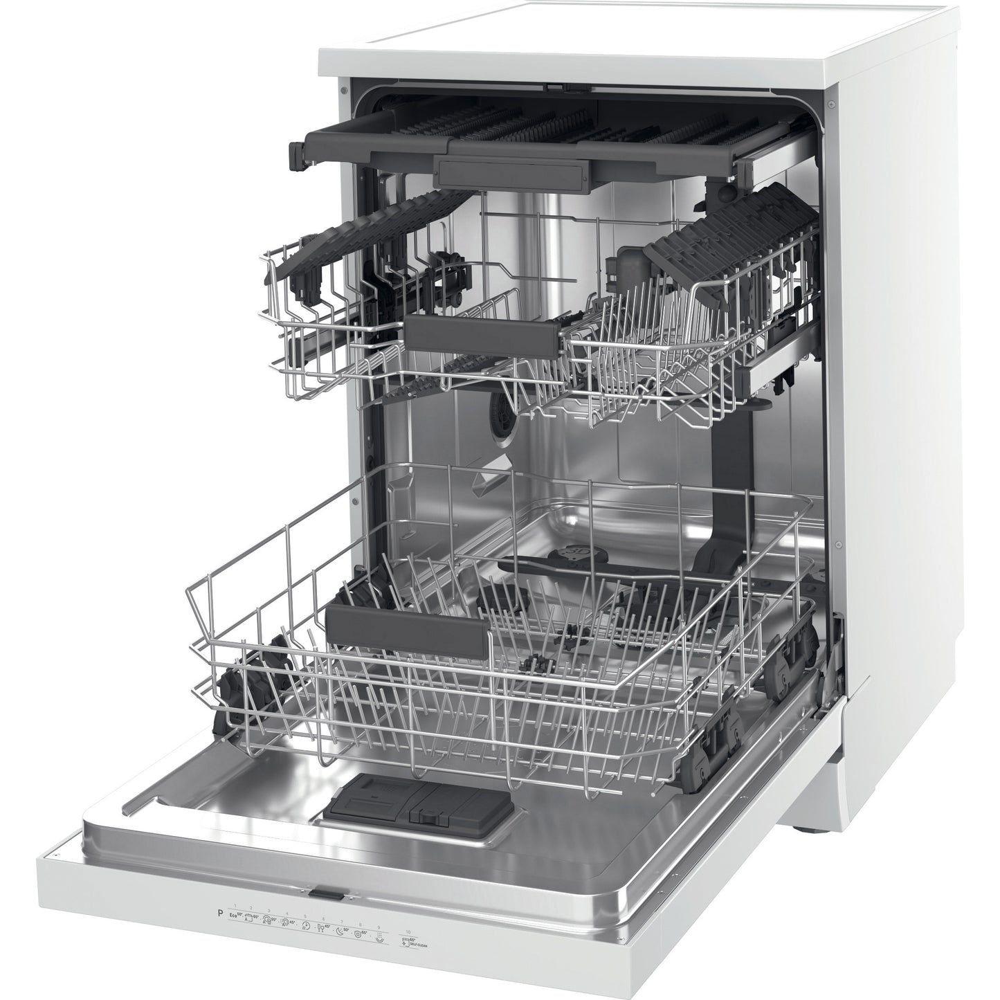 Hotpoint Maxi Space H7FHP43WUK Dishwasher with Third Rack - White - 15 Place Settings