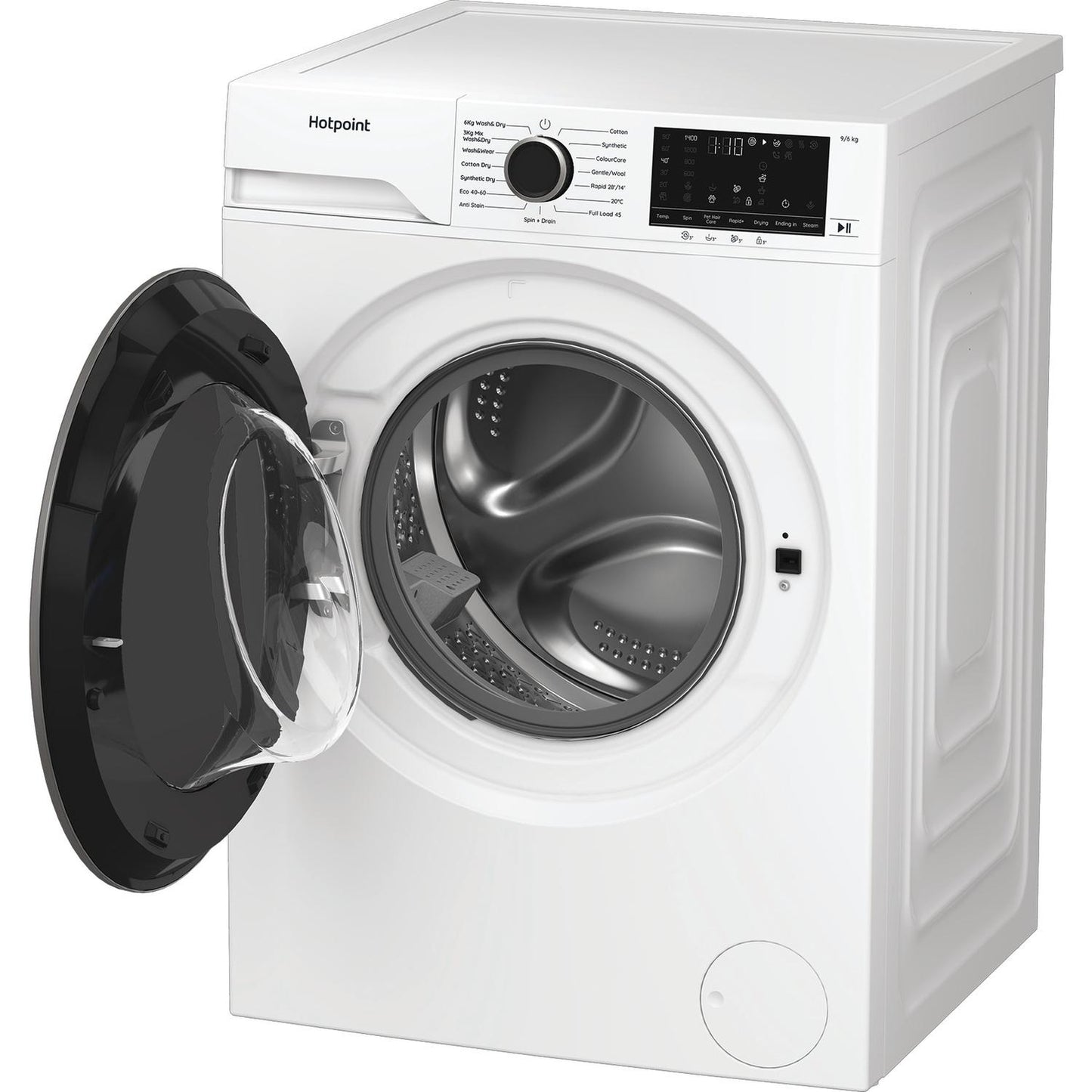 Hotpoint HBD9681ANTSTAIN 9kg/6kg 1400 Spin  Washer Dryer - White