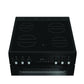 Hotpoint HDE6VDC2B1 60cm Double Oven Electric Cooker with Ceramic Hob - Black