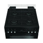 Hotpoint HDG6GDCB1 60cm Double Oven Gas Cooker with Gas Hob - Black