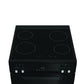 Hotpoint HDME6VDC2AB 60cm Double Oven Electric Cooker with Ceramic Hob - Black