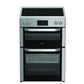Hotpoint HDME6VDC2AX 60cm Double Oven Electric Cooker with Ceramic Hob - Stainless Steel