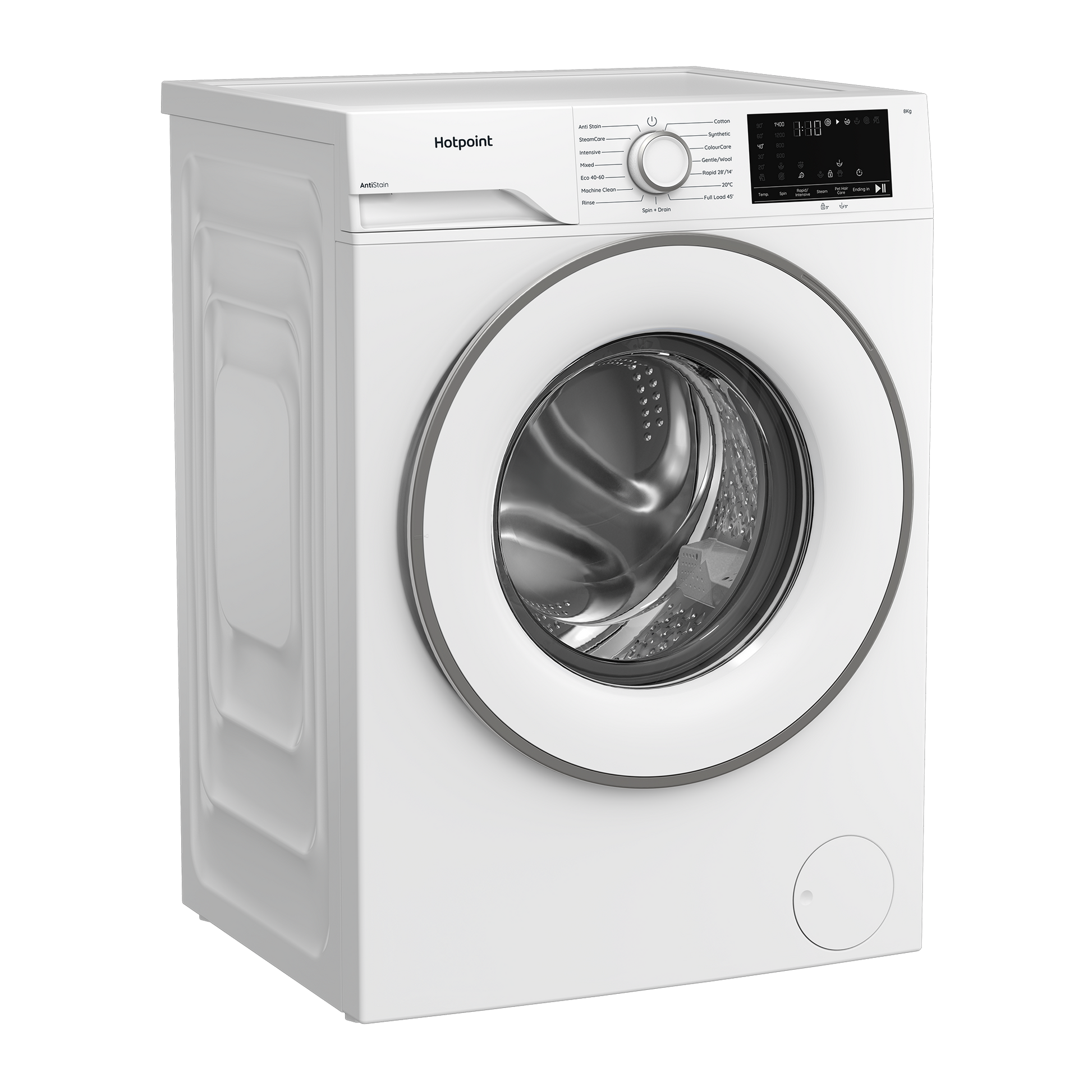 Hotpoint HEV841WUK 8kg 1400 Spin Washing Machine - White