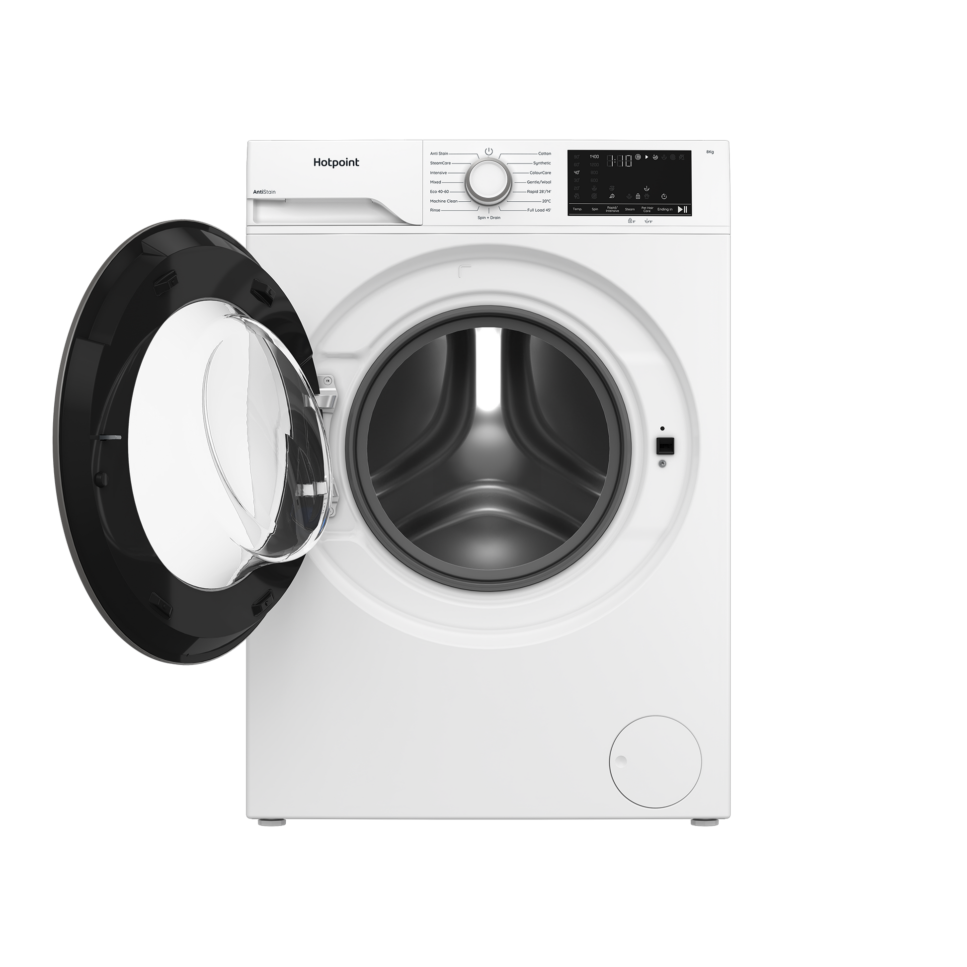 Hotpoint HEV841WUK 8kg 1400 Spin Washing Machine - White