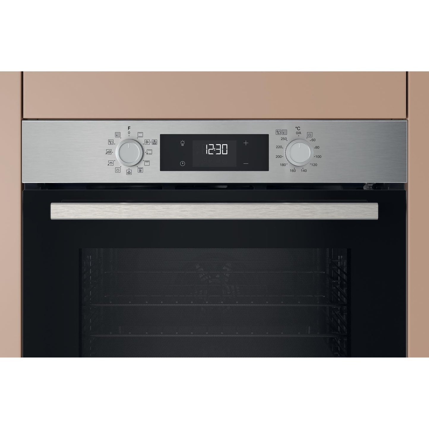 Hotpoint HO278PXUK 60cm Built In Electric Single Oven - Silver