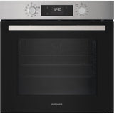 Hotpoint HO278PXUK 60cm Built In Electric Single Oven - Silver