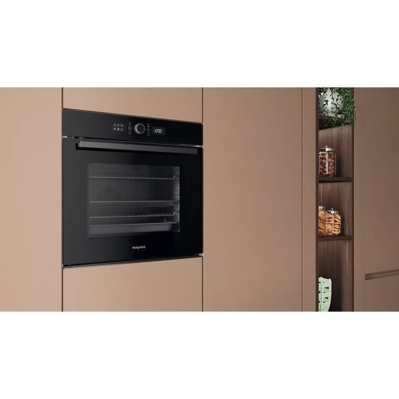 Hotpoint HOI4S8PM0BUK 60cm Built-In Single Pyrolytic Oven with Active Multiflow and Air Fry