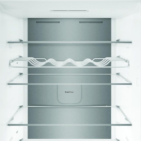 Hotpoint HPK26413XR6UKE 59.5cm 70/30 Fridge Freezer - Black Steel