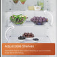 Hotpoint HPKF3241W4UK 54.5cm 50/50 Fridge Freezer - White