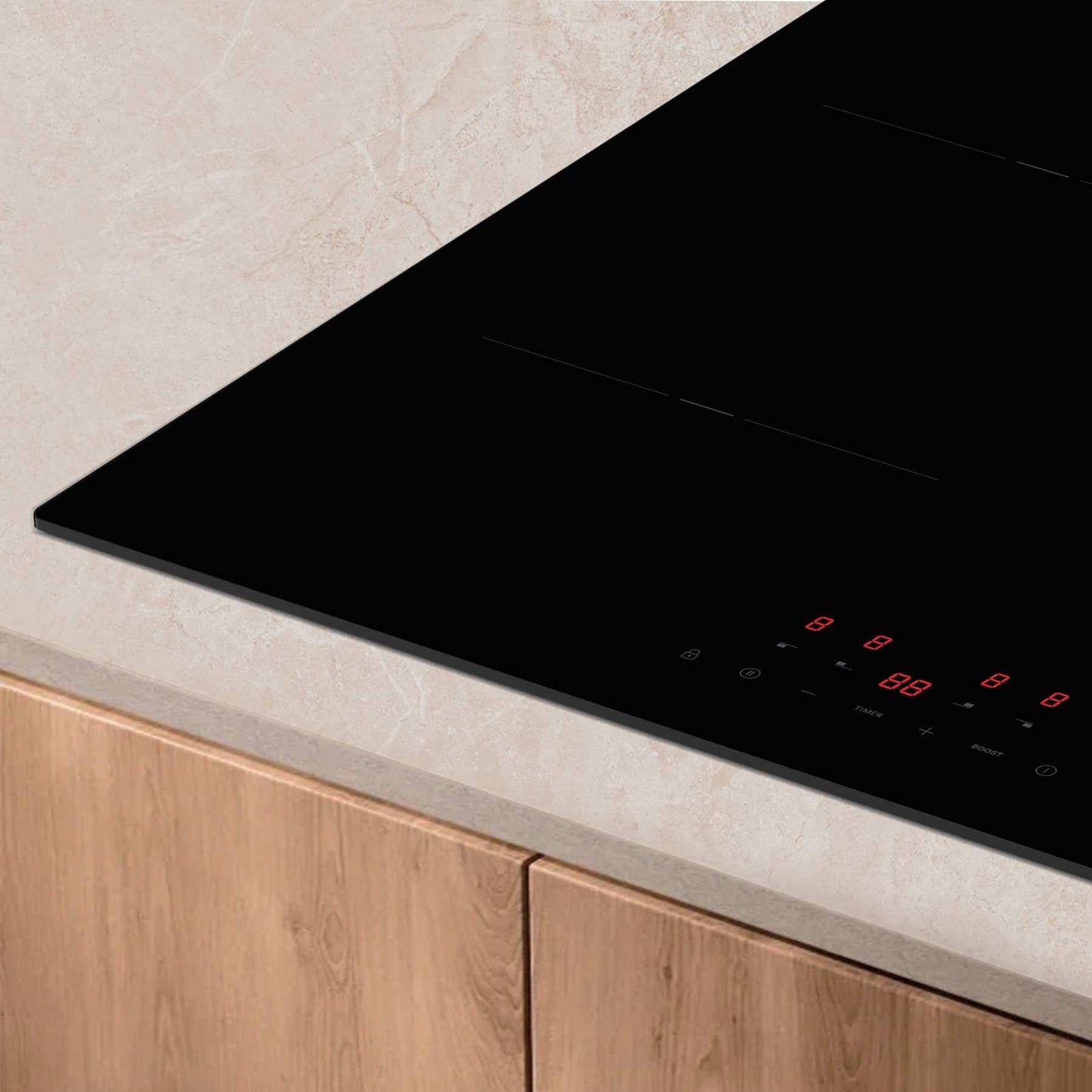 Haier Series 2 HAI643CCARUK Built-in 60 cm Zone induction hob 4 zone(s)