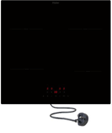 Haier Series 2 HAI643CCARUK Built-in 60 cm Zone induction hob 4 zone(s)