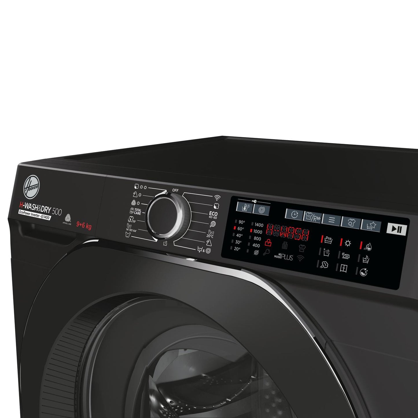 Hoover HD496AMBCB/1-80 9kg/6kg 1400 Spin  Washer Dryer - Black
