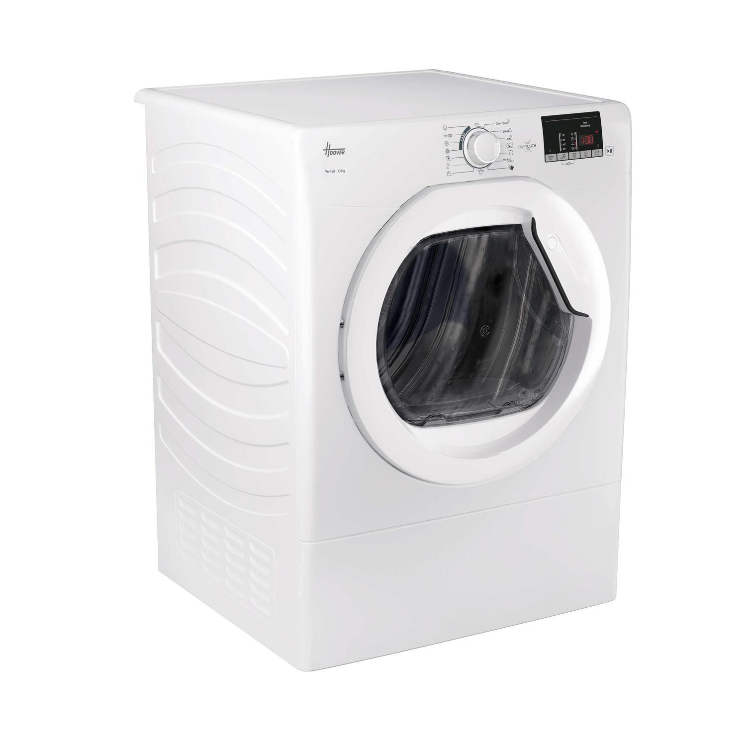 Hoover HLEV10DG-80 10kg Vented Tumble Dryer - White