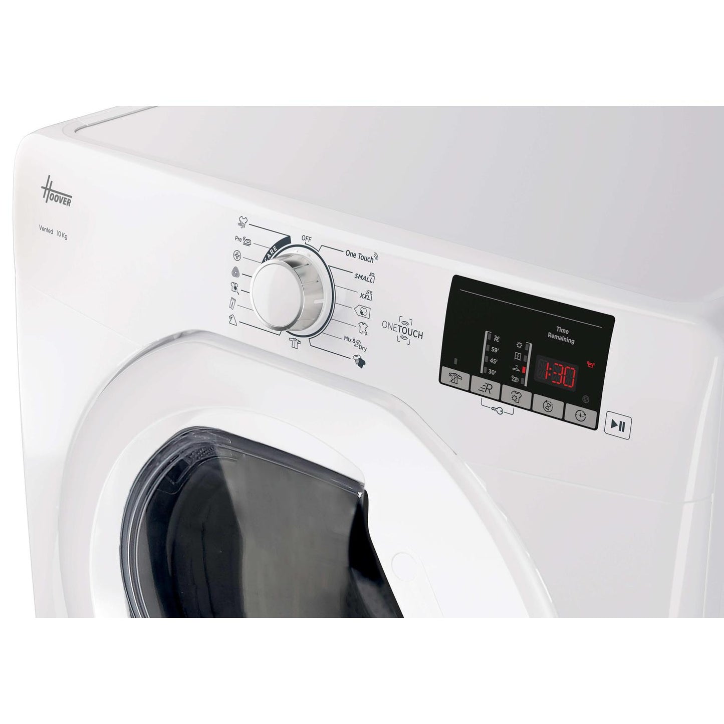 Hoover HLEV10DG-80 10kg Vented Tumble Dryer - White