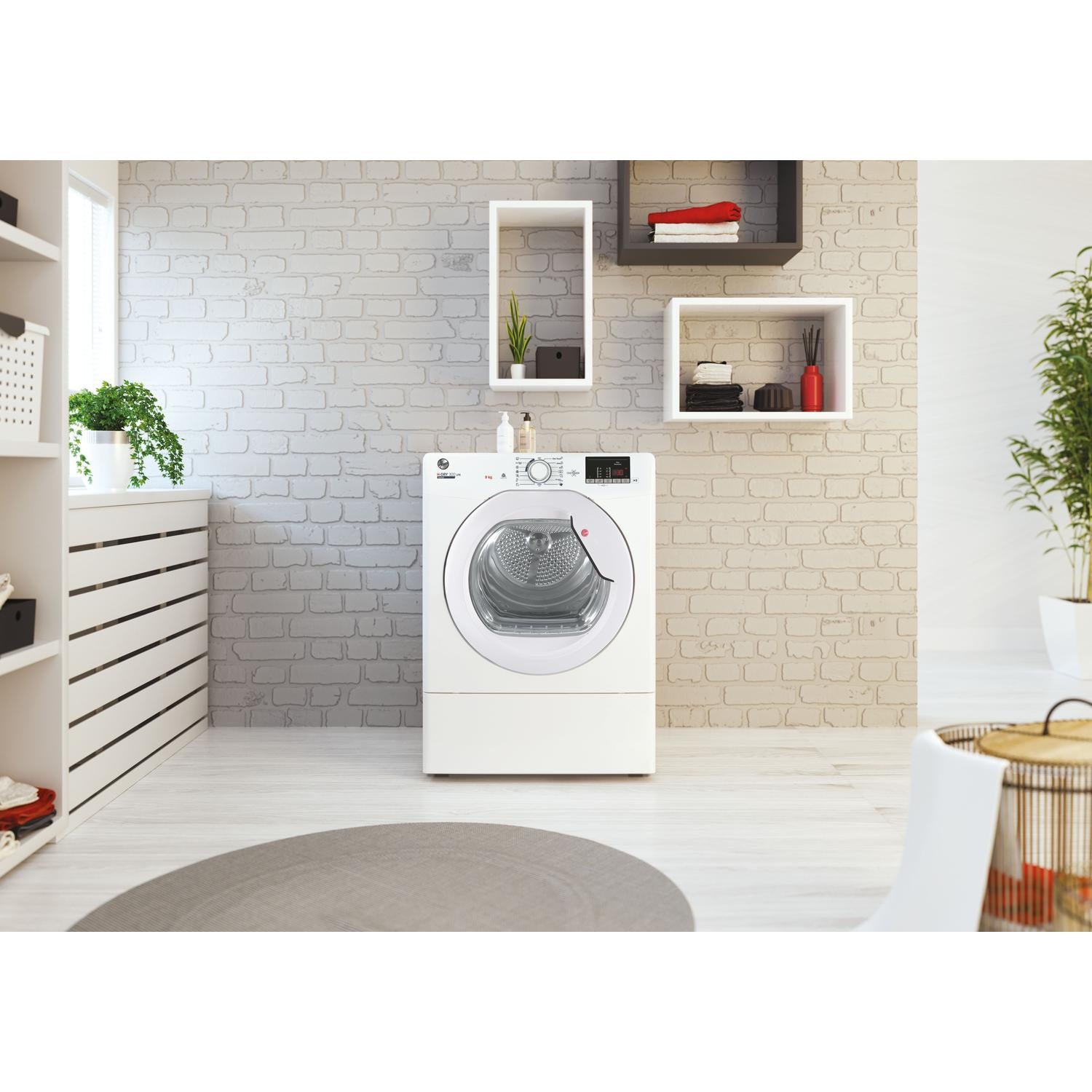 Hoover HLEV9DG-80 9kg Vented Tumble Dryer - White