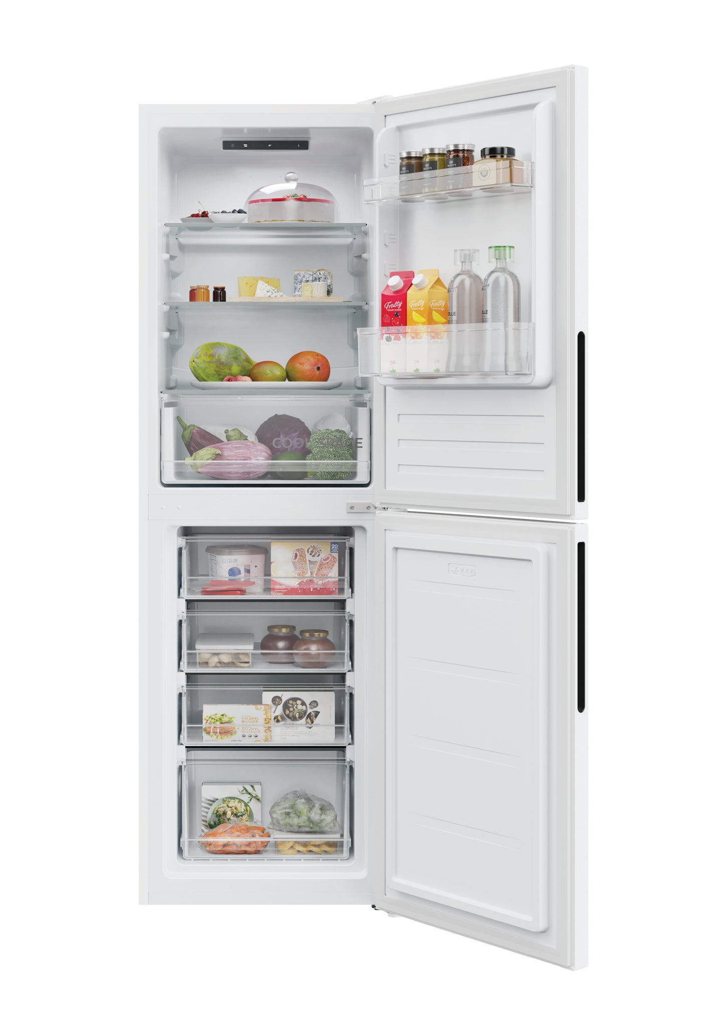 Hoover HVT3CLECKIHW 54.5cm 50/50 Low Frost Fridge Freezer - White