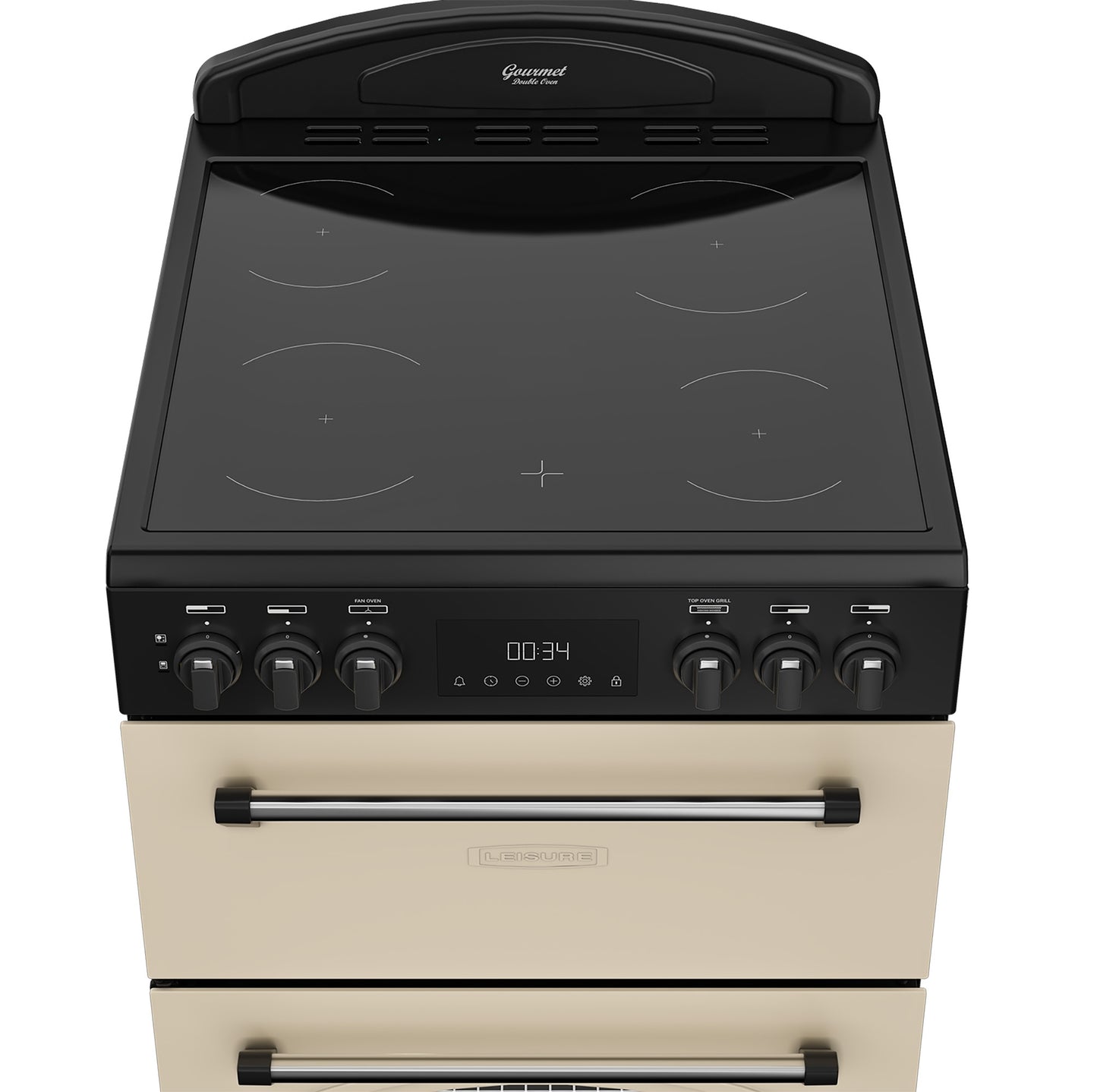 Leisure CLB60ECC 60cm Double Oven Electric Range Cooker - Cream