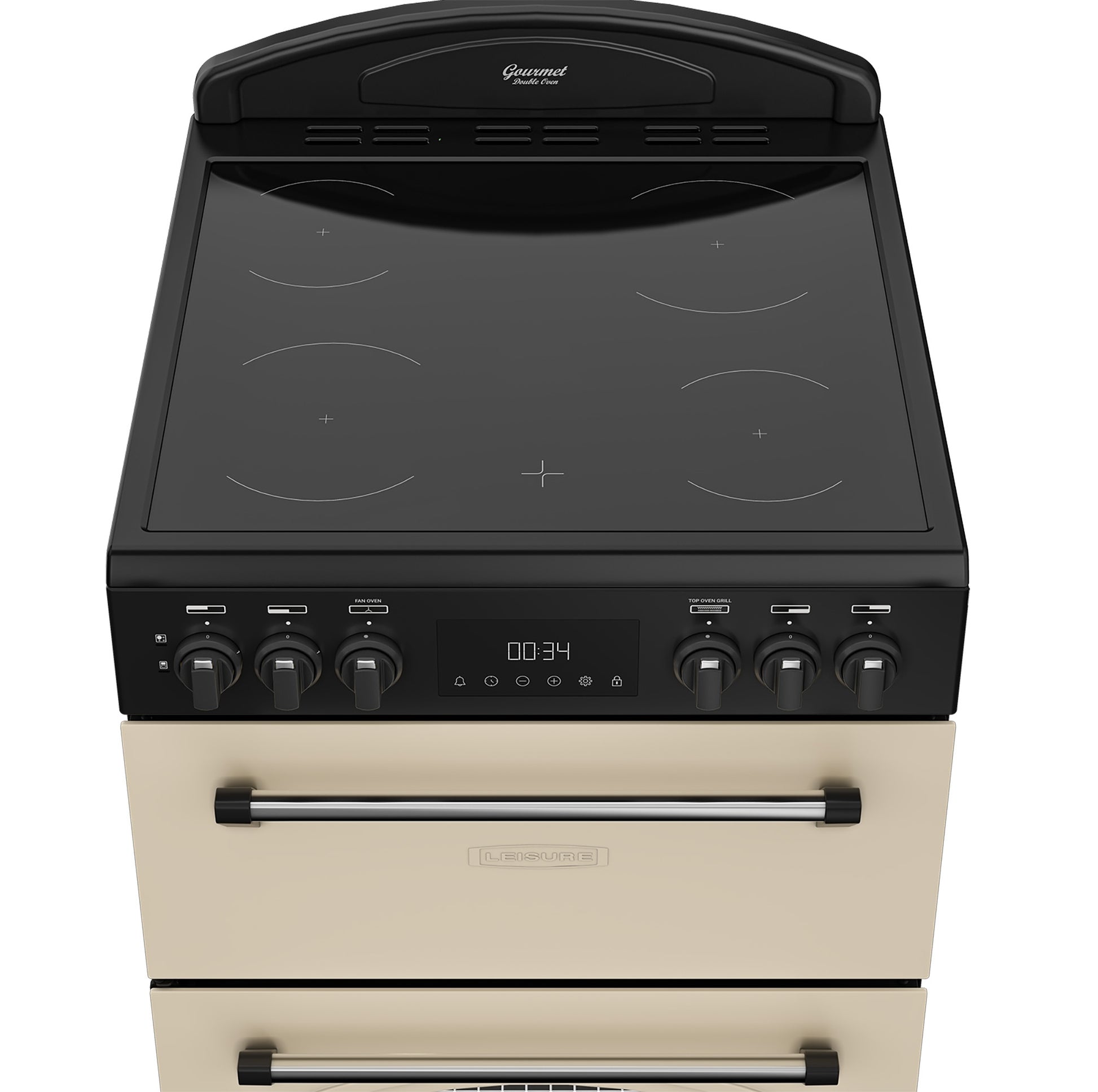 Leisure CLB60ECC 60cm Double Oven Electric Range Cooker - Cream