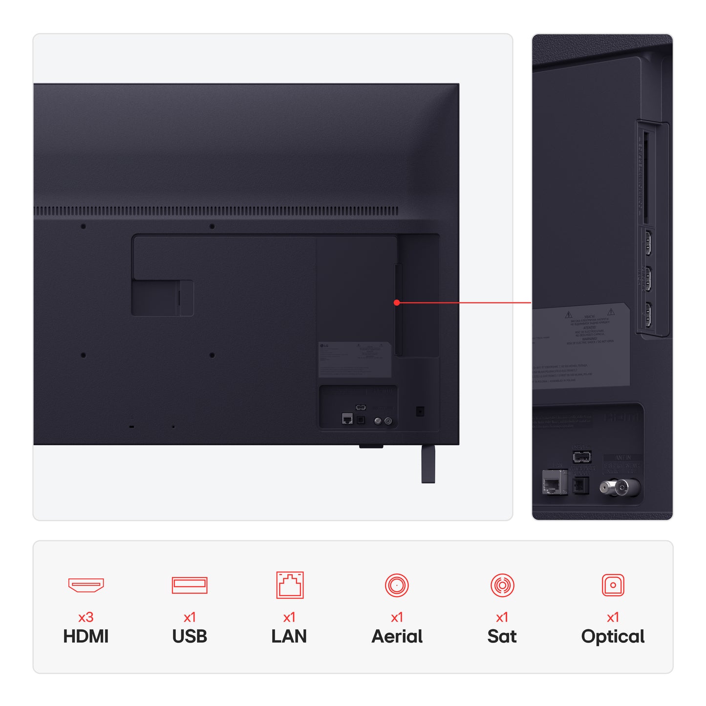 LG 43UA74006LB.AEK 43" 4K Ultra HD Smart TV