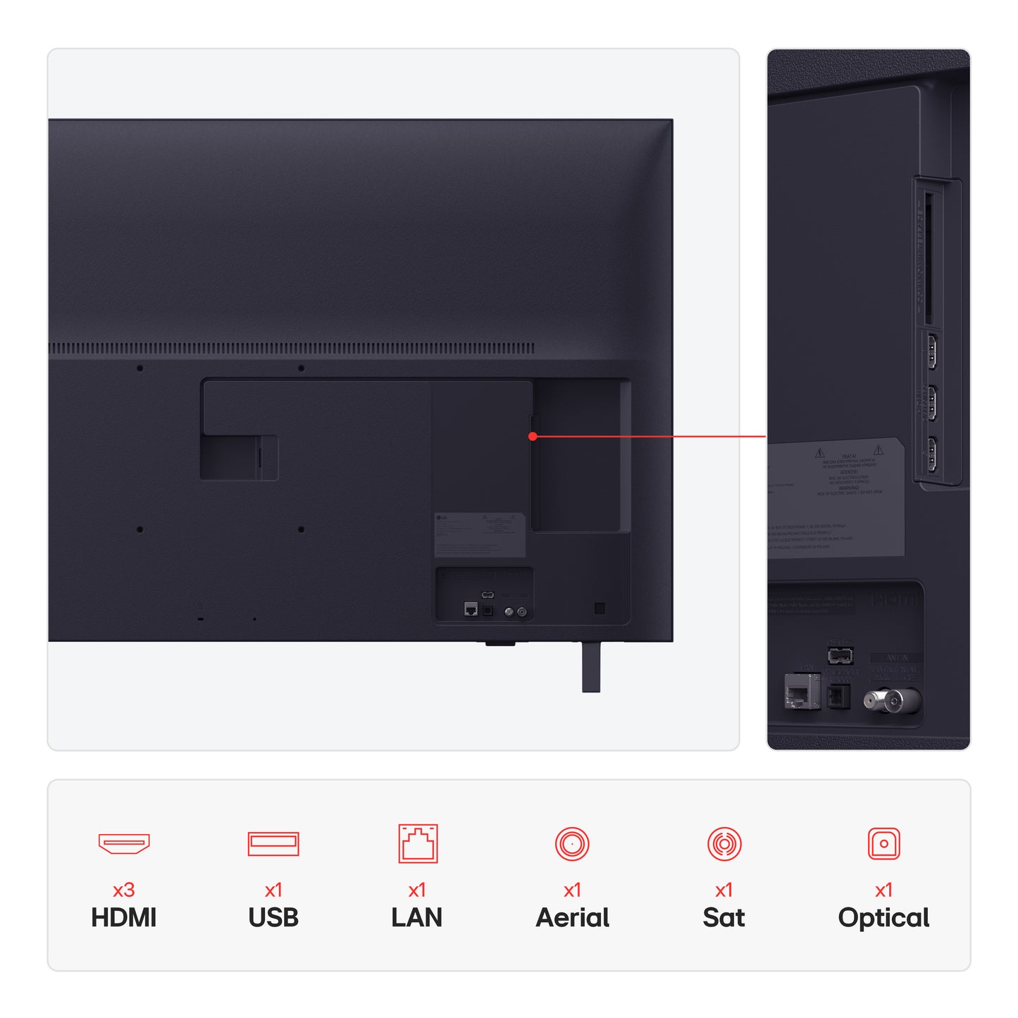 LG 50UA74006LB.AEK 50" 4K Ultra HD Smart TV