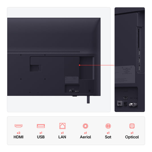 LG 50UA74006LB.AEK 50" 4K Ultra HD Smart TV