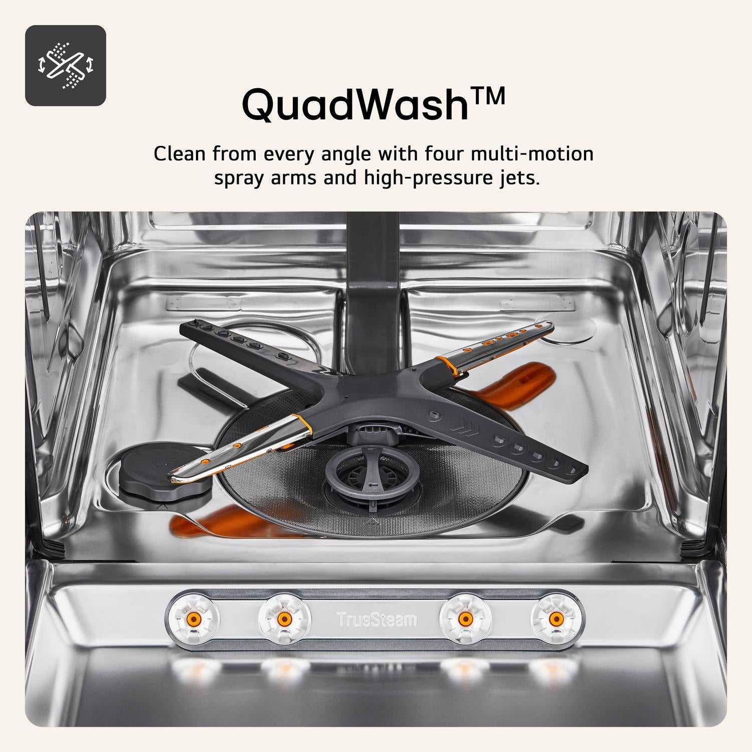 LG QuadWash™ DB273TX WiFi Connected Dishwasher - 14 Place Settings