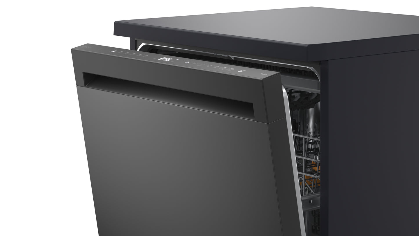 LG Series 8 TrueSteam QuadWash Pro DFGH836P 15 PS WiFi Connected Freestanding Full Size Dishwasher - Matte Black