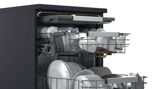 LG Series 8 TrueSteam QuadWash Pro DFGH836P 15 PS WiFi Connected Freestanding Full Size Dishwasher - Matte Black