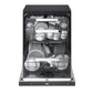 LG Series 8 TrueSteam QuadWash Pro DFGH836P 15 PS WiFi Connected Freestanding Full Size Dishwasher - Matte Black