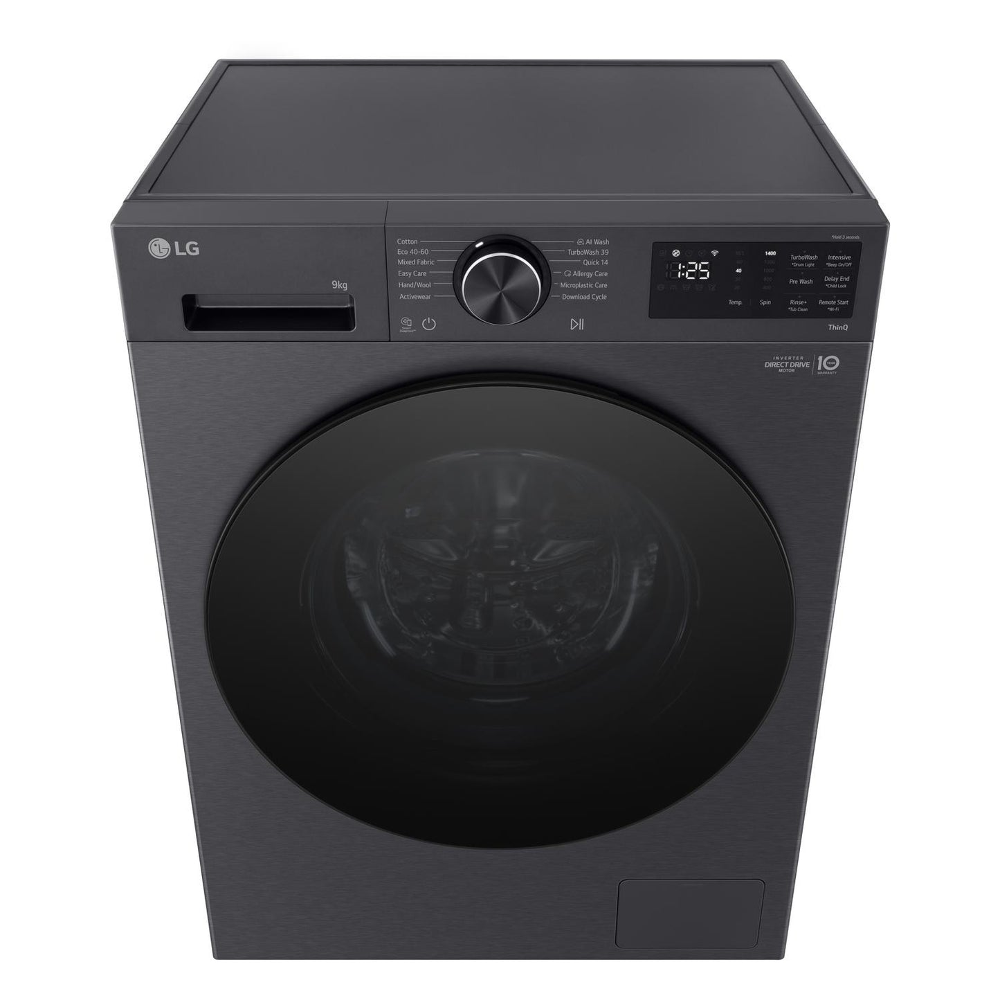 LG F2X50S9TBB 9kg 1200 Spin Washing Machine - Black