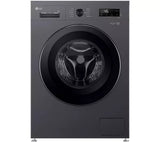 LG F4X1009NMK 9kg 1400 Spin Washing Machine - Slate Grey