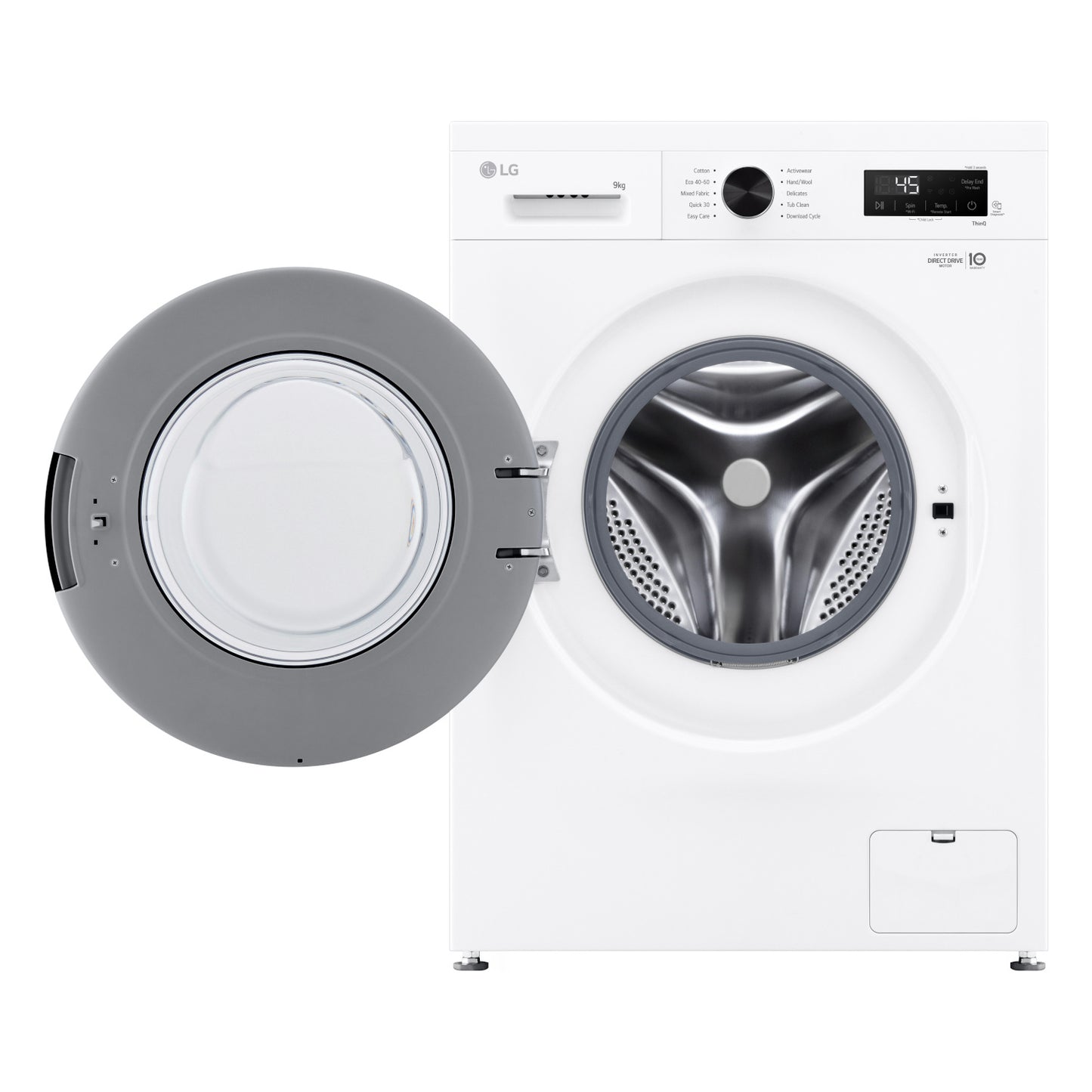 LG F4X1009NWK 9kg 1400 Spin Washing Machine - White