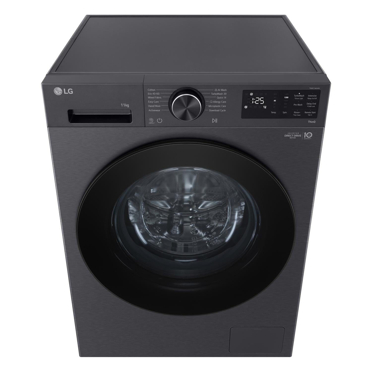 LG F4X5011TWB 11kg 1400 Spin Washing Machine - White