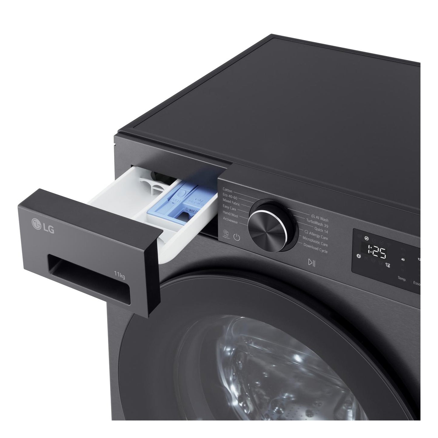 LG F4X5011TWB 11kg 1400 Spin Washing Machine - White