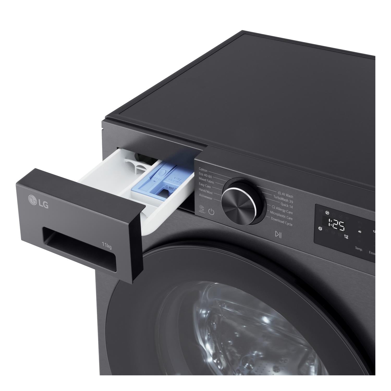 LG F4X5011TWB 11kg 1400 Spin Washing Machine - White