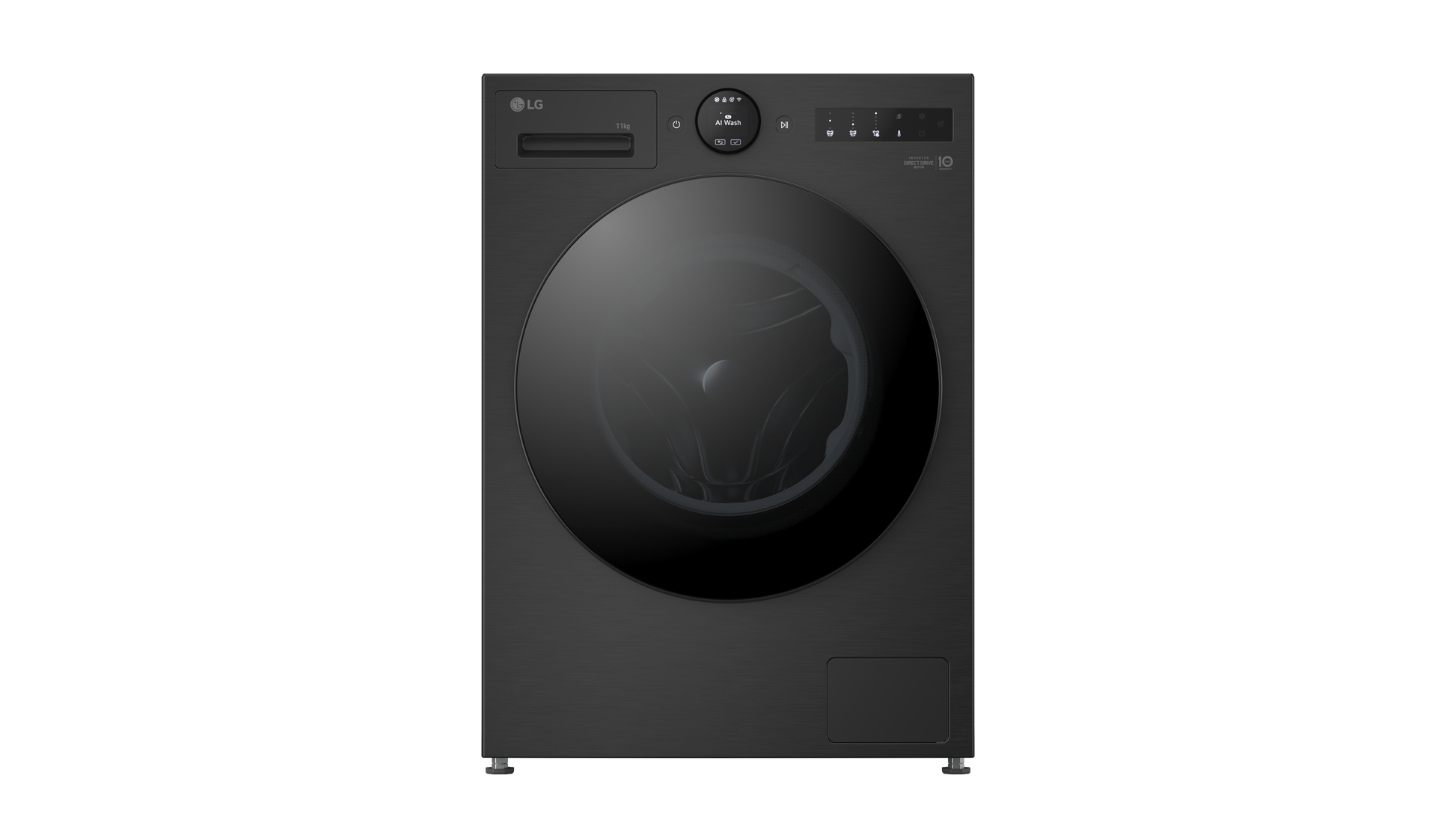 LG F4X7011TBB 11kg 1400 Spin Washing Machine - Black