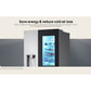 LG GSXE91BSAD Side By Side 91.3cm Non Plumbed - Fridge Freezer - Brushed Steel