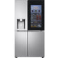 LG GSXE91BSAD Side By Side 91.3cm Non Plumbed - Fridge Freezer - Brushed Steel