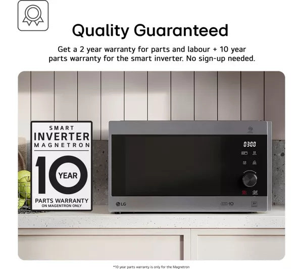 LG MH6535GIS Microwave Oven with Grill and Touch Control Panel - Black