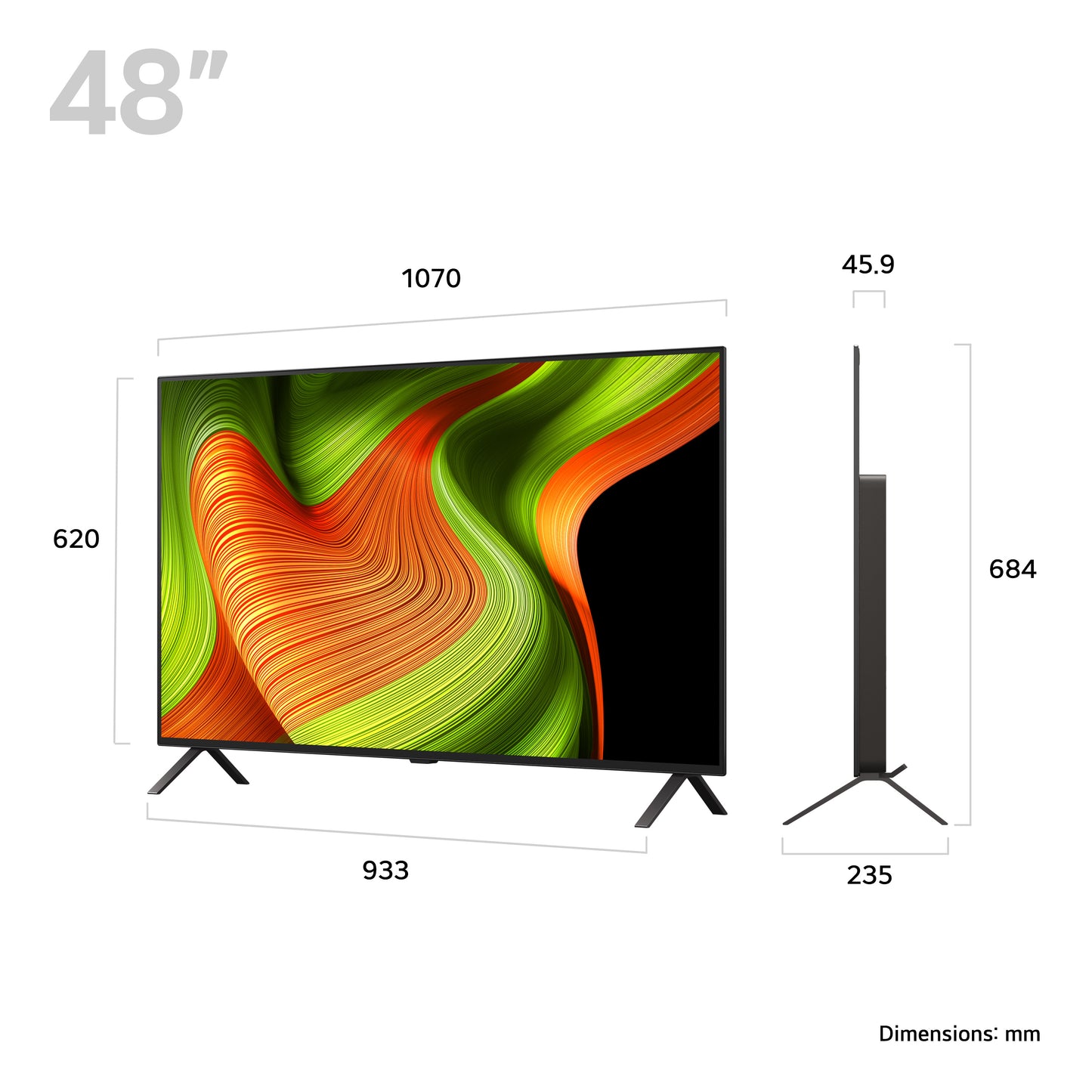 LG OLED48B56LA.AEK 48" 4K OLED Smart TV